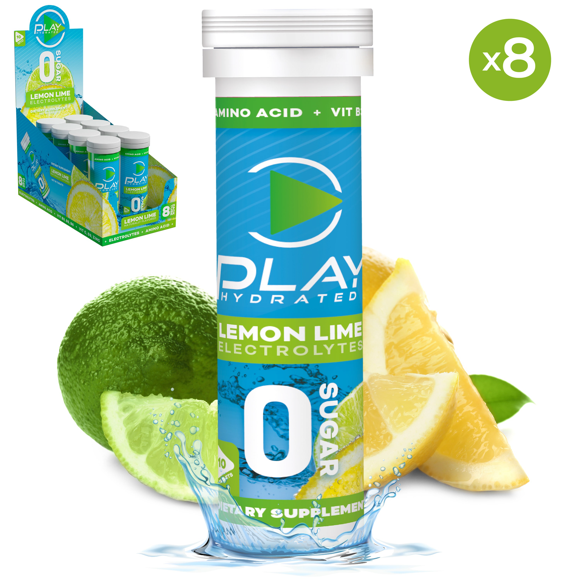 Lemon Lime (80 tablets) - FREE ICESHAKER